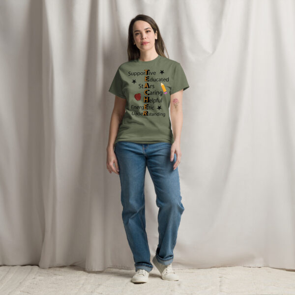Teacher Unisex classic tee - Image 3