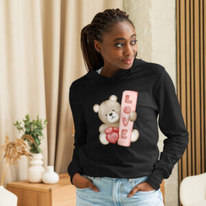 Hooded long-sleeve tee