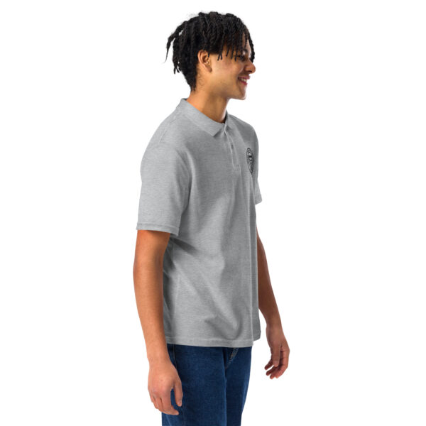 Unisex pique polo shirt - Image 3