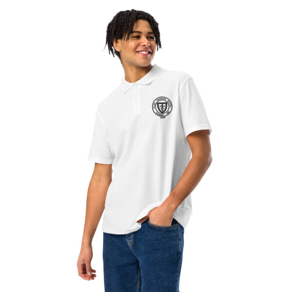 Unisex pique polo shirt - Image 4